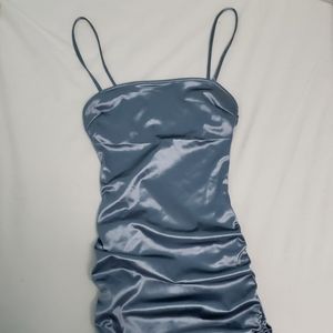 Nasty Gal Dresses - Nasty Gal Runched Mini Slip Dress Nasty Gal Dresses - Nasty Gal Runched Mini Slip Dress